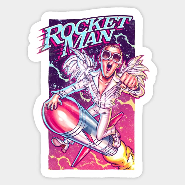 Fantastic Rocket Sticker by renatodsc